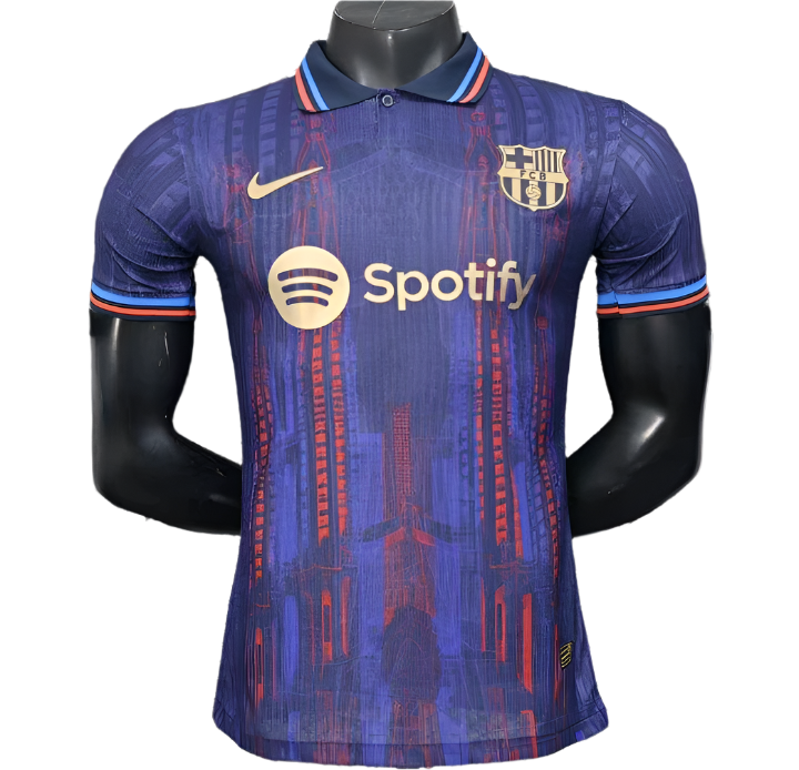 FC Barcelona | 2025/2026 Red Purple Polo Jersey