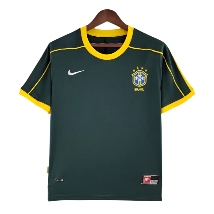 Brazil | 1998 Retro Dark Green Jersey