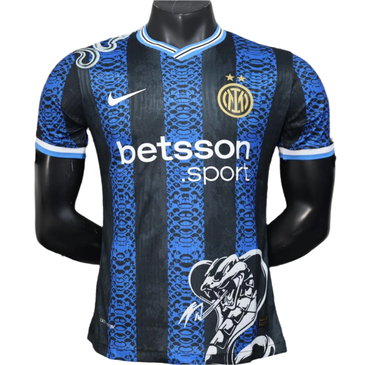 Inter Milan | 2025/2026 Black/Blue Snake Jersey