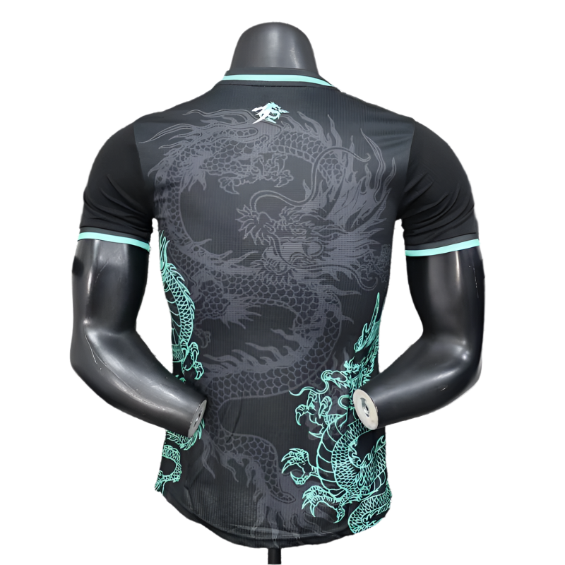 Algeria | 2025 Black Green Dragon Jersey