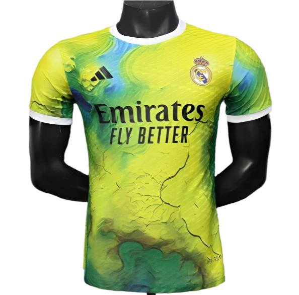 Real Madrid | 2025/2026 Yellow Marble Goalkeeper Jersey