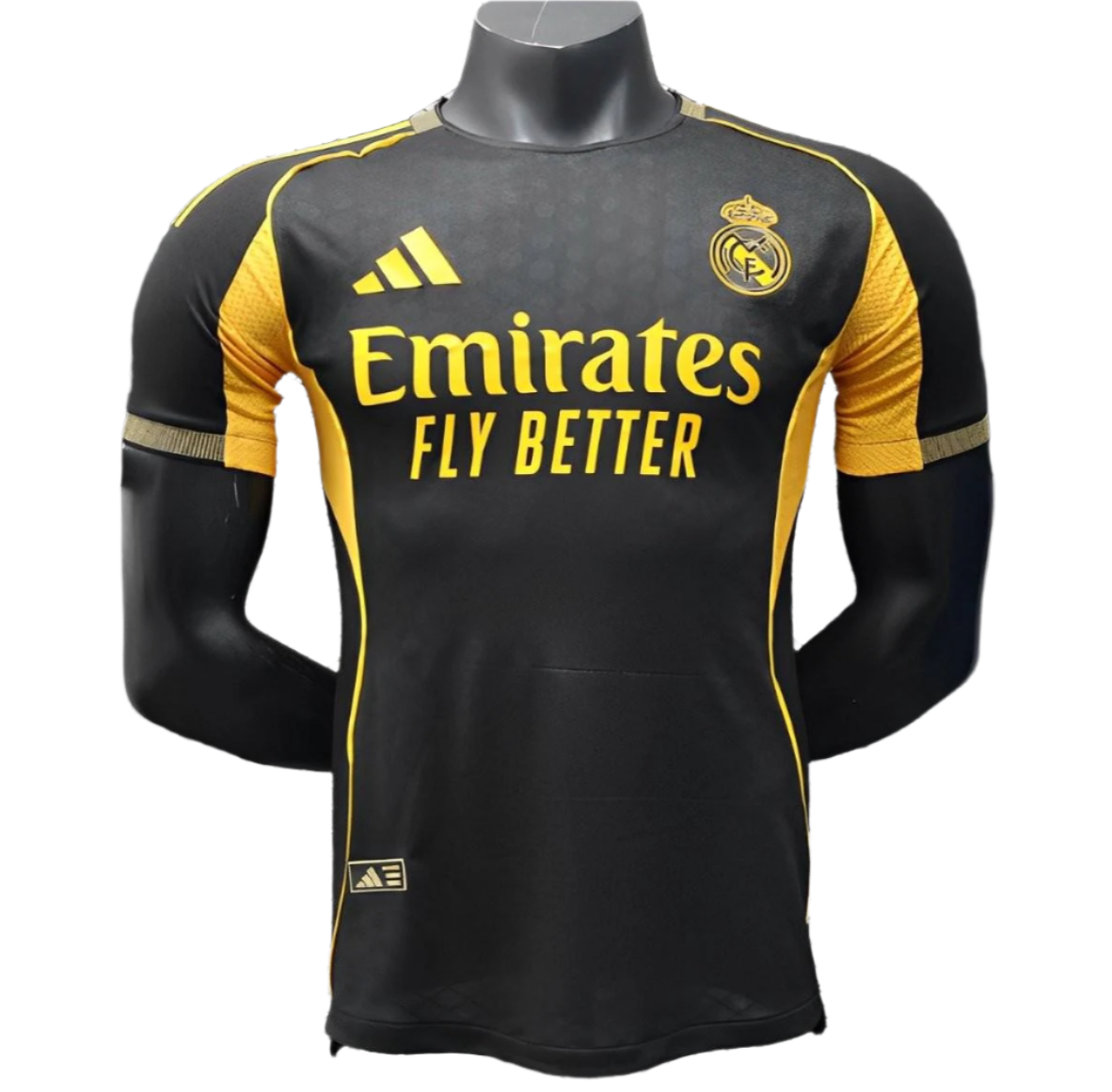 Real Madrid | 2025/2026 Black Gold Jersey